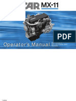 Paccar MX 11 ENGINE Operators Manual 2018