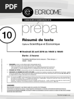 Résumé Prépa