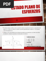 Estado Plano de Esfuerzos