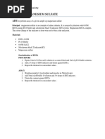 Assay of Magnesium Sulfate