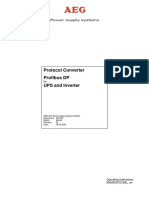 Protocol Converter Profibus DP UPS and Inverter