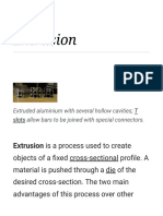 Extrusion: Extrusion Is A Process Used To Create