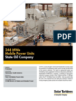 244 Mwe Mobile Power Units: State Oil Company