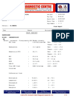 Test Report: PAVITHRA (25/F)