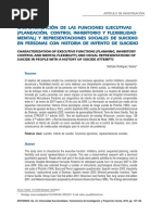 Caracterización de Las Funciones Ejecutivas Caracterización de Las Funciones Ejecutivas