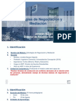 Identificación Del Módulo - Estrategias de Negociación y Mediación