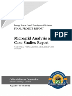 Microgrid Analysis and Case Studies Report