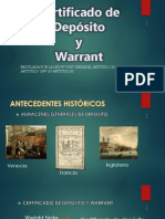 DIAPOSITIVAS - Certificado de Depósito y Warrant