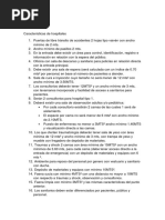 Caracteristicas de Los Hospitales