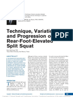 Technique, Variation, and Progression of The Rear-Foot-Elevated Split Squat