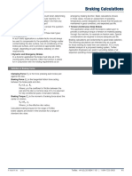 Brake Pad Calculation