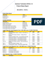 Cat Electronic Technician 2015A v1.0 Product Status Report