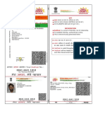 नामांकन म/ Enrolment No.: 2091/95379/00065: Aadhaar Information