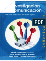 Lorenzo Vilches - La Investigación en Comunicación Métodos y Técnicas en La Era Digital