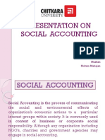 Presentation On Social Accounting: BY: Harshita Chauhan Jasmeet Kaur Muskaanpreet Muskan Shivam Mahajan