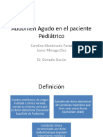 Abdomen Agudo en El Paciente Pediátrico