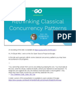 Rethinking Classical Concurrency Patterns