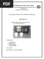 Determinación de Humedad en Tallarines de Brócoli.