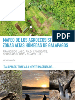 Mapeo de Agroecosistemas y Zonas Altas Humedas de Galápagos