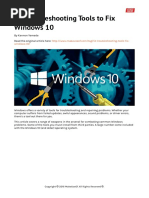13 Troubleshooting Tools To Fix Windows 10