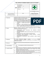 Sop - Pelaporan Insiden Keselamatan Pasien 1