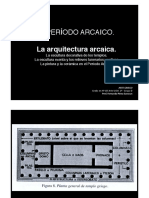 Arte Periodo Arcaico. Arquitectura (2014)