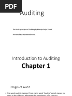 Auditing: Text Book: Principles of Auditing by Khawaja Amjad Saeed