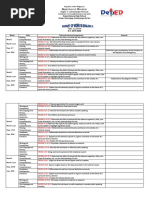 Budget of Work 2019-2020