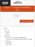 CS322 - Computer Architecture (CA) : Spring 2019 Section V3