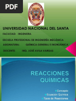 Diapositivas Reacciones Químicas