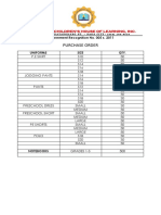 Purchase Order: Montessori Children'S House of Learning, Inc