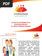 Taller El Rol de Los Padres en La Educacion Inicial