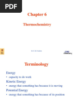 Thermochemistry: Dr. S. M. Condren