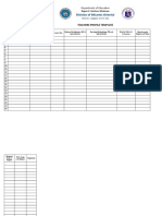 Division of Misamis Oriental: Teachers Profile Template