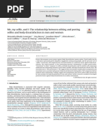 Me, My Selfie, and I: The Relationship Between Editing and Posting Selfies and Body Dissatisfaction in Men and Women