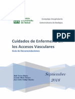 Cuidados Enfermería en Accesos Vasculares