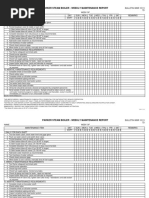 Parker Steam Boiler - Weekly Maintenance Report: WMR101-5