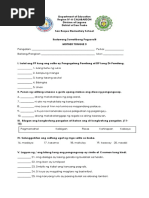 2ND Summative Test QTR1