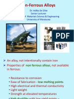 Non-Ferrous Alloys: Dr. Indika de Silva Senior Lecturer Dept. of Materials Science & Engineering University of Moratuwa