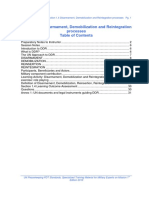 Section 1.4 Disarmament, Demobilization and Reintegration Processes