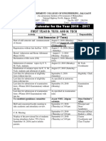 Academic Calendar FY 2016-170