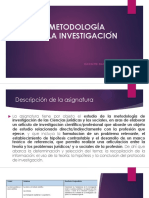 Metodología de La Investigación