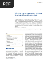 2014 Técnicas Psicocorporales y Técnicas de Relajación en Kinesiterapia