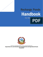 Recharge Ponds Handbook For Wash Programme English