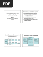 Concurrent Processes and Real-Time Scheduling: Concurrency in Embedded Systems