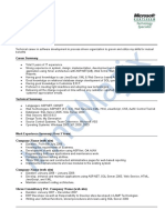 NET Sample Resume 1