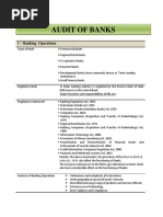 Audit of Banks