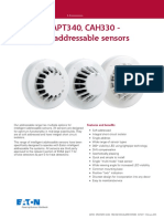 CAP320, CAPT340, CAH330 - Intelligent Addressable Sensors: Specifier's Guide