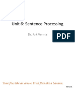 Unit 6 - Sentence Processing