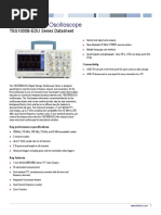 Tektronix TBS1000B-EDU Serie Sheet PDF